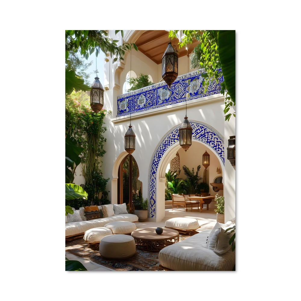Poster Patio Marocain