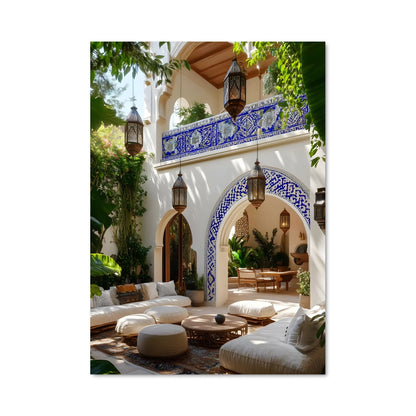 Poster Patio Marocain