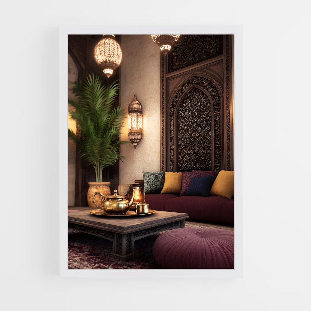 ap-moroccan-18 cadre Blanc