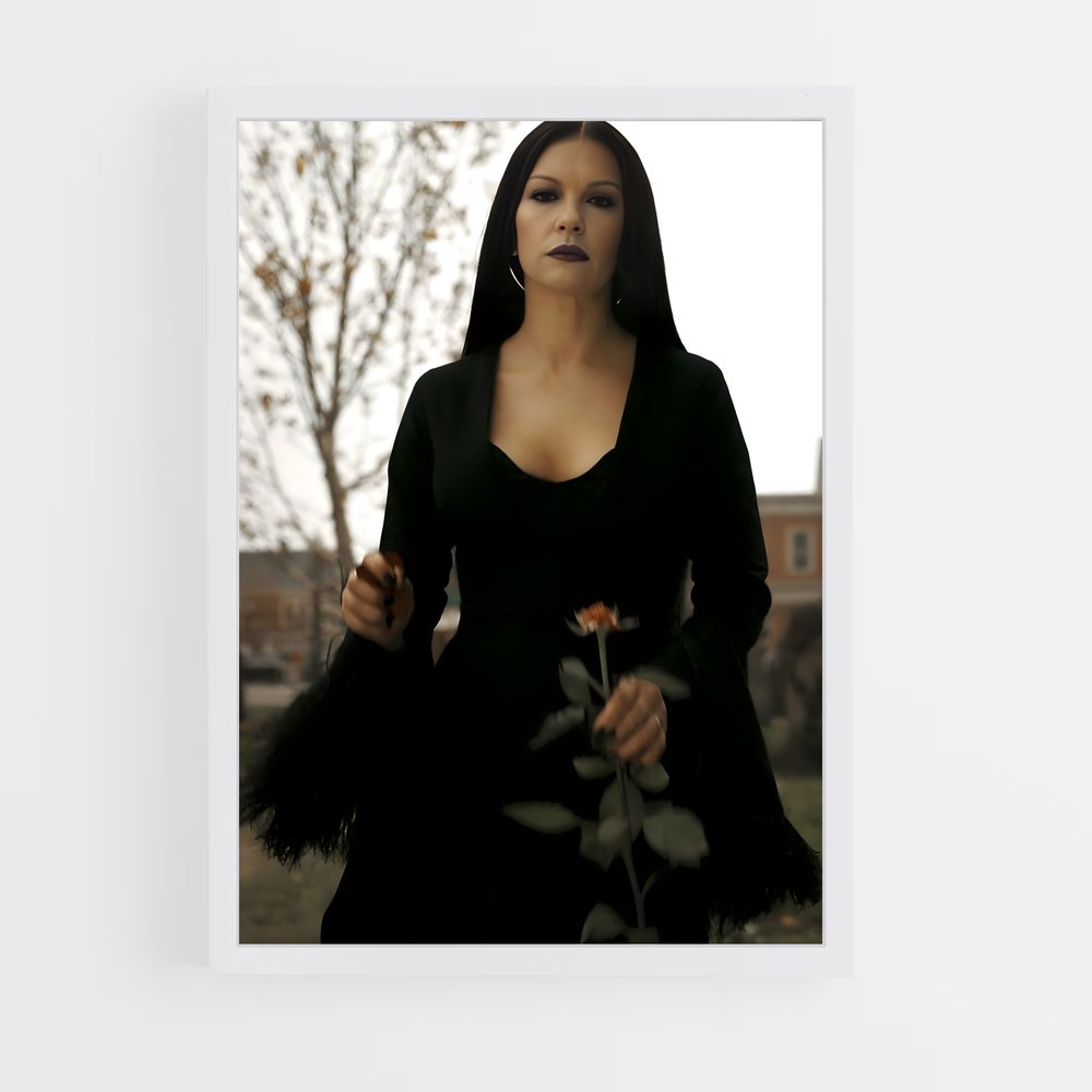 ap-morticia addams-4 cadre Blanc