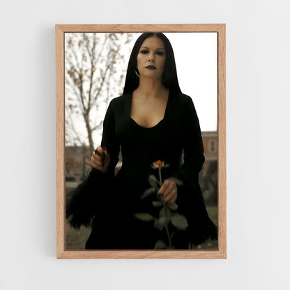 ap-morticia addams-4 cadre Bois clair