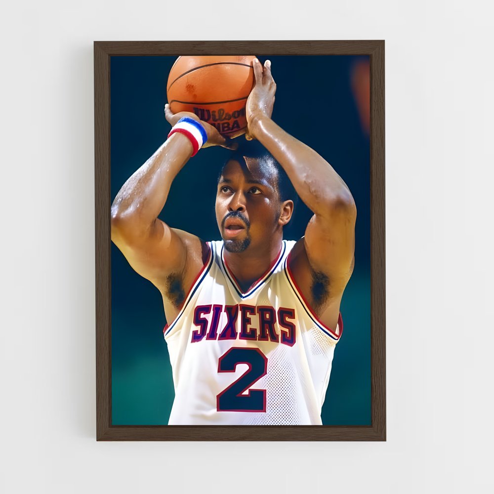 ap-moses malone-2 cadre Bois foncé