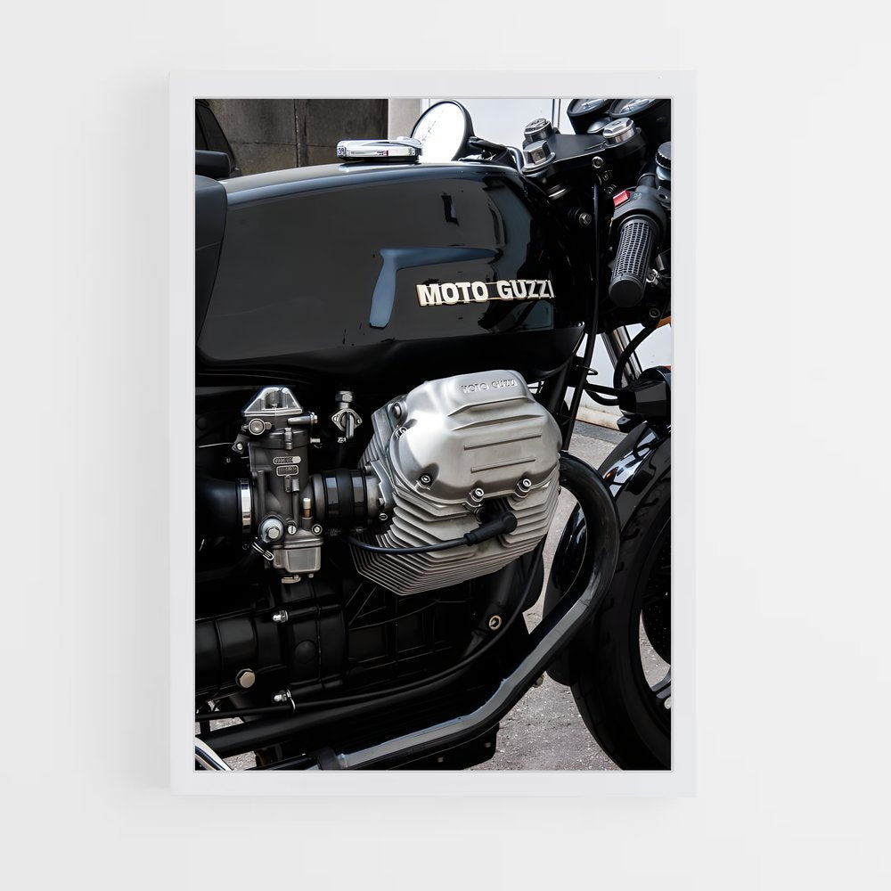ap-moto guzzi-11 cadre Blanc
