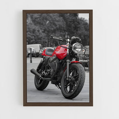 ap-moto guzzi-4 cadre Bois foncé