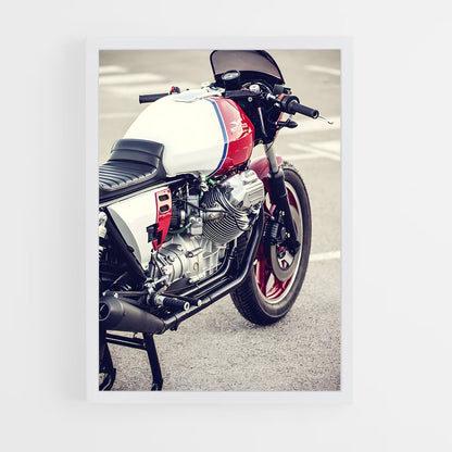 ap-moto guzzi-5 cadre Blanc