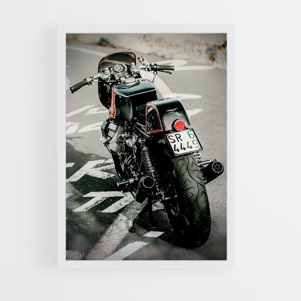 ap-moto guzzi-8 cadre Blanc