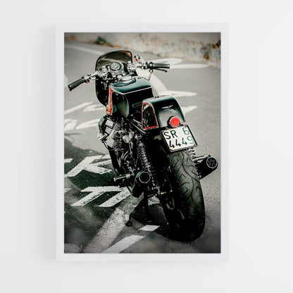 ap-moto guzzi-8 cadre Blanc