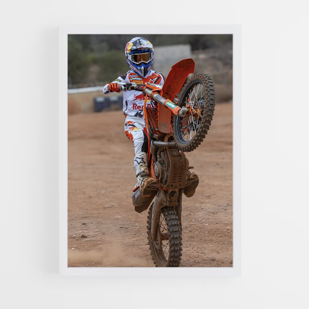 ap-motocross-9 cadre Blanc