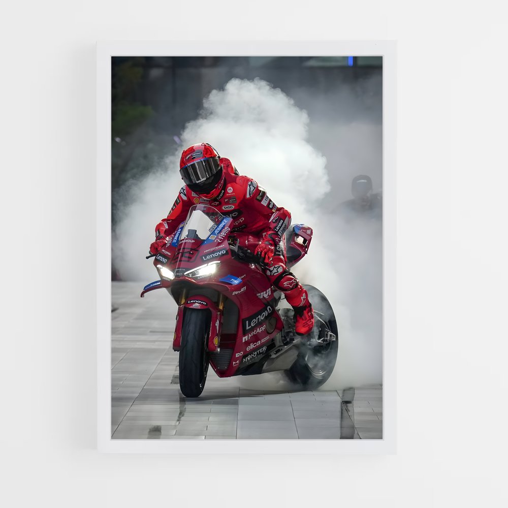 ap-motogp-8 cadre Blanc