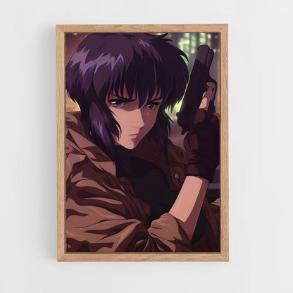 ap-motoko kusanagi-7 cadre Bois clair