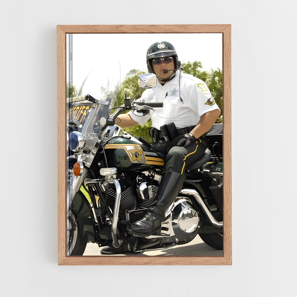 ap-motorcycle cop-6 cadre Bois clair
