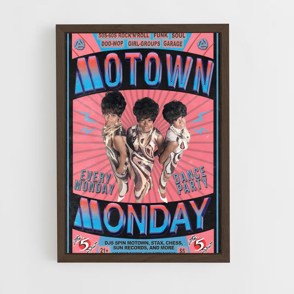 ap-motown-2 cadre Bois foncé