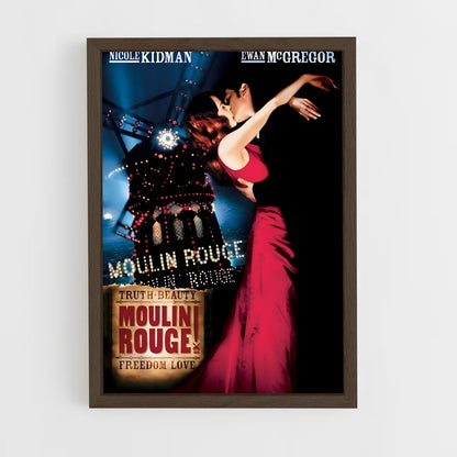 ap-moulin rouge-4 cadre Bois foncé