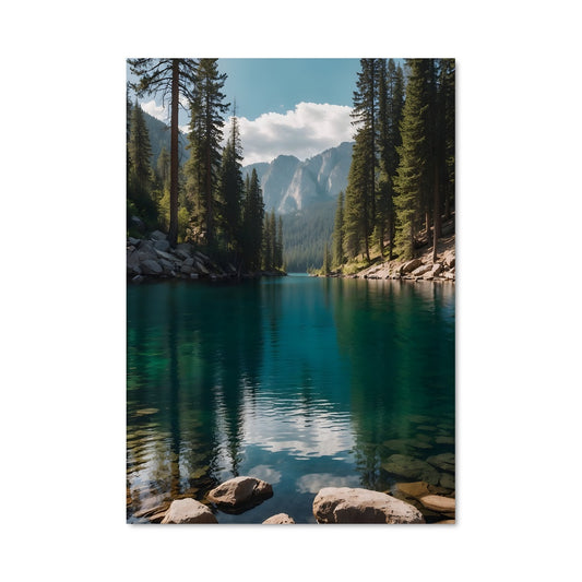 Poster Mountain lake 97053