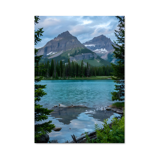 Poster Mountain lake 97045