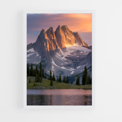 ap-mountain range-2 cadre Blanc
