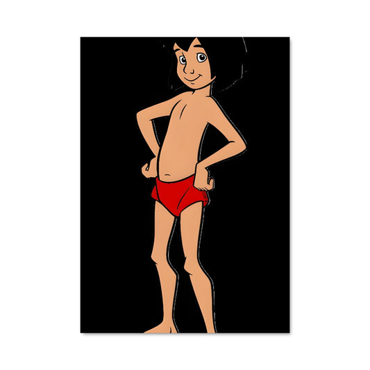 Poster Mowgli en Rouge