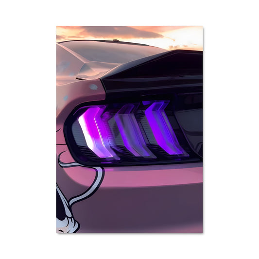 Poster Mustang Rose