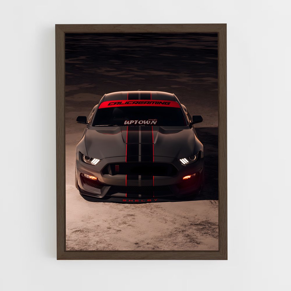 ap-mustang gt350r-1 cadre Bois foncé