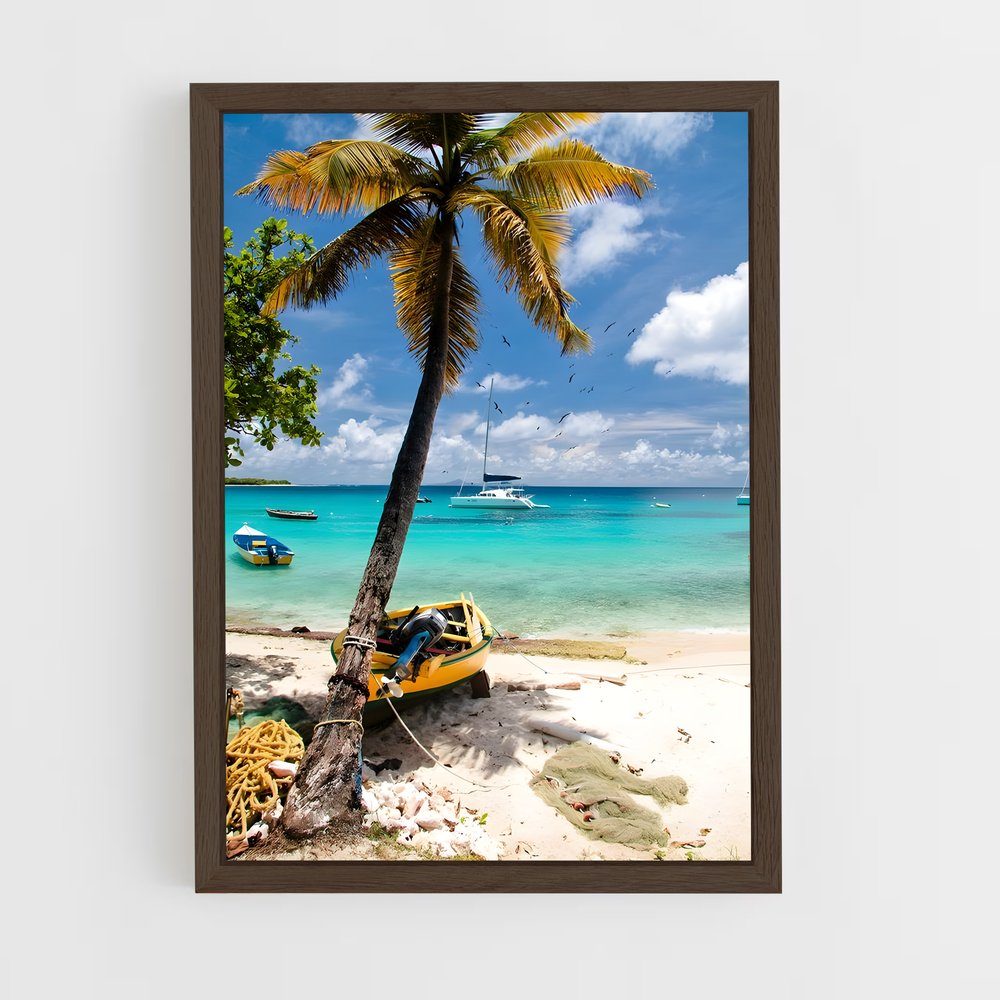 ap-mustique-1 cadre Bois foncé
