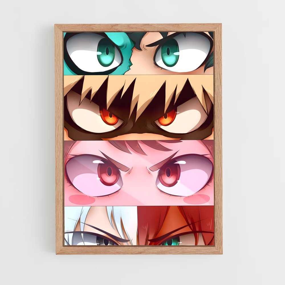 ap-my hero academia-3 cadre Bois clair