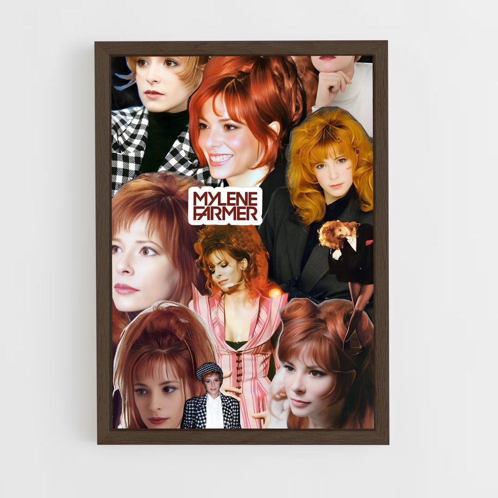 ap-mylene farmer-2 cadre Bois foncé