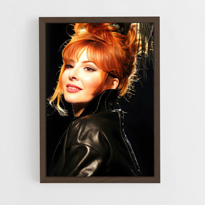 ap-mylene farmer-3 cadre Bois foncé