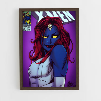 ap-mystique x-men-3 cadre Bois foncé