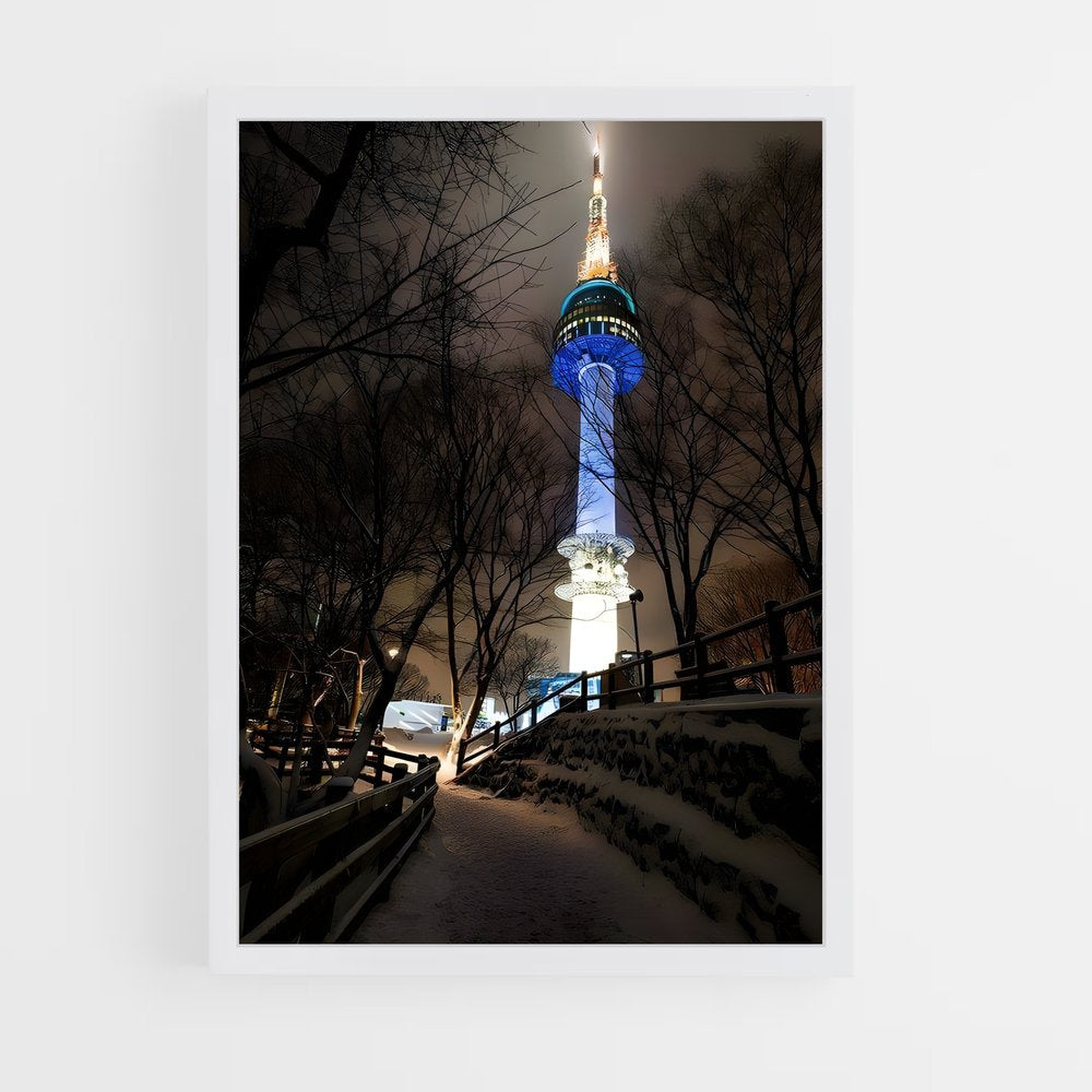 ap-n seoul tower-1 cadre Blanc