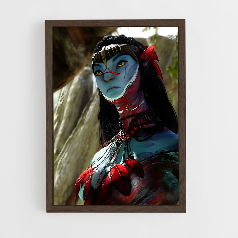 ap-na'vi-1 cadre Bois foncé
