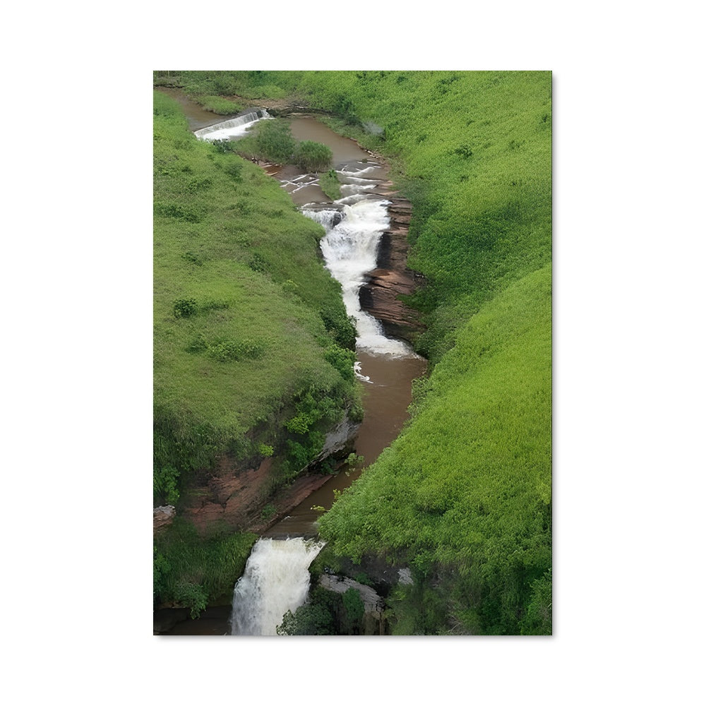 Poster Cascade Verte