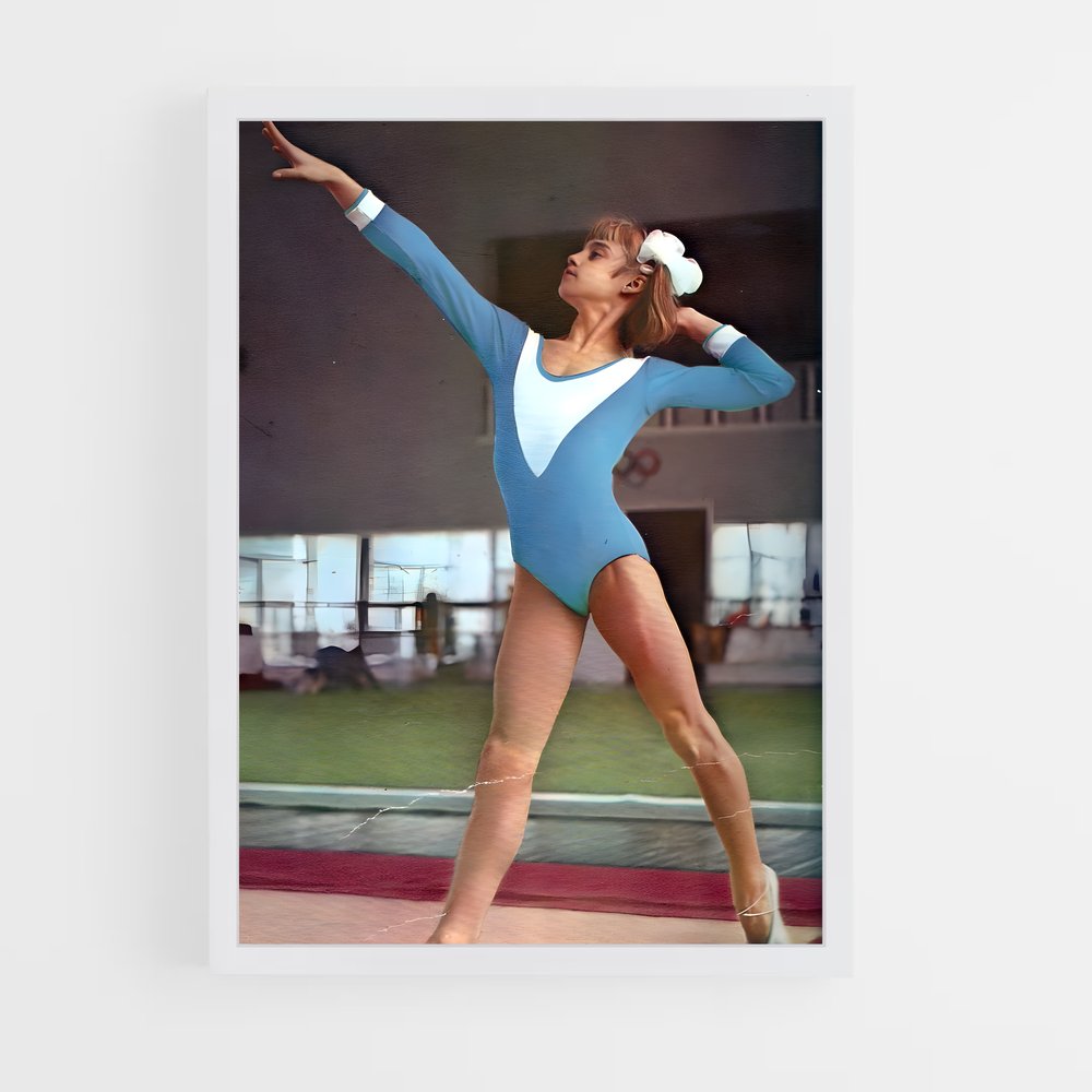 ap-nadia comaneci-6 cadre Blanc