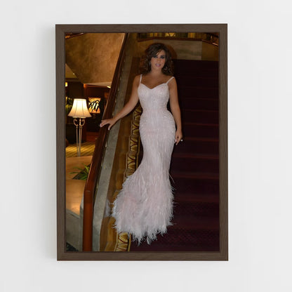 ap-najwa karam-11 cadre Bois foncé