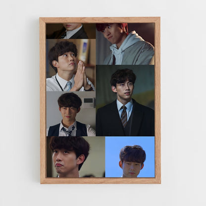 ap-nam joo sung-10 cadre Bois clair