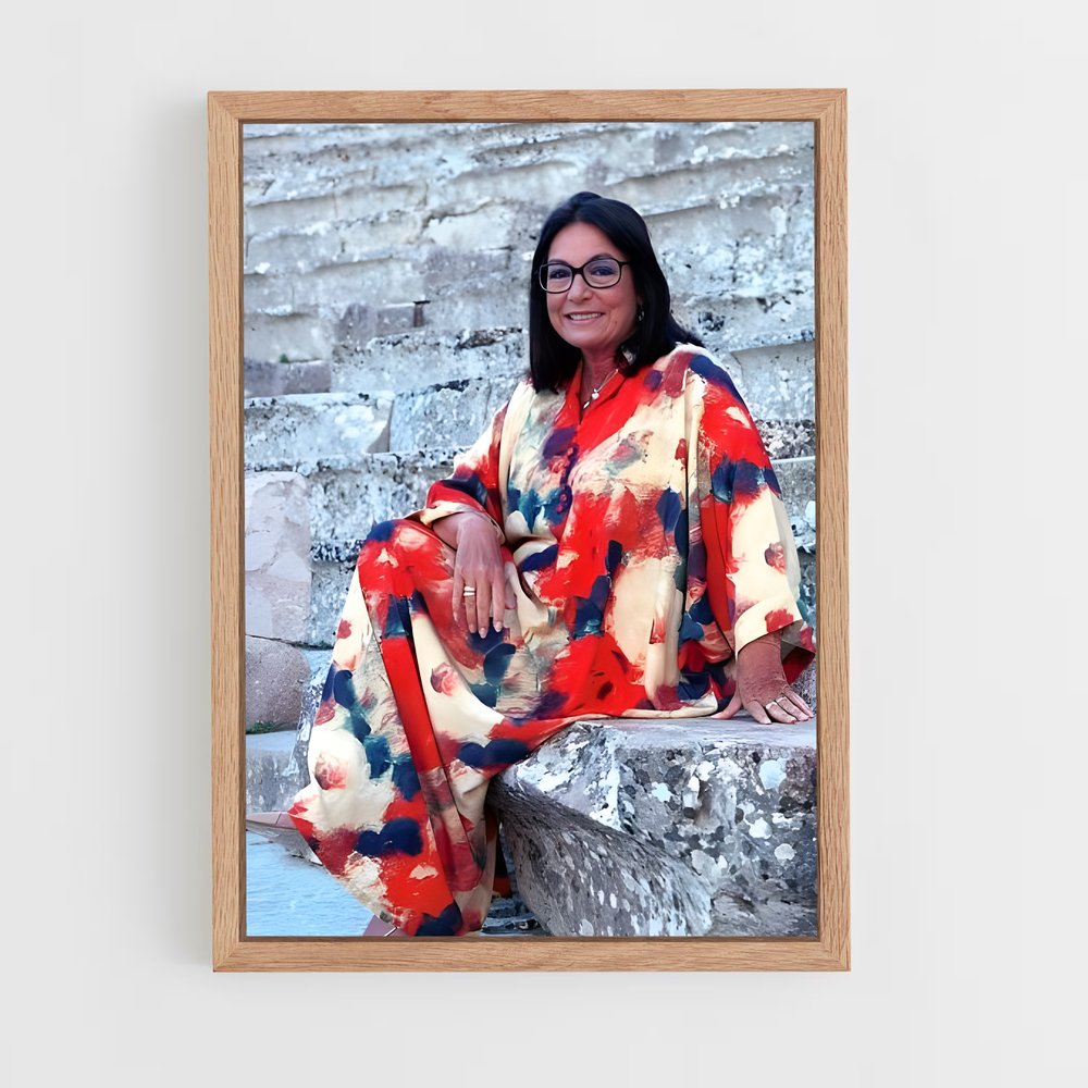 ap-nana mouskouri-2 cadre Bois clair