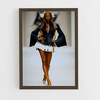 ap-naomi campbell-3 cadre Bois foncé