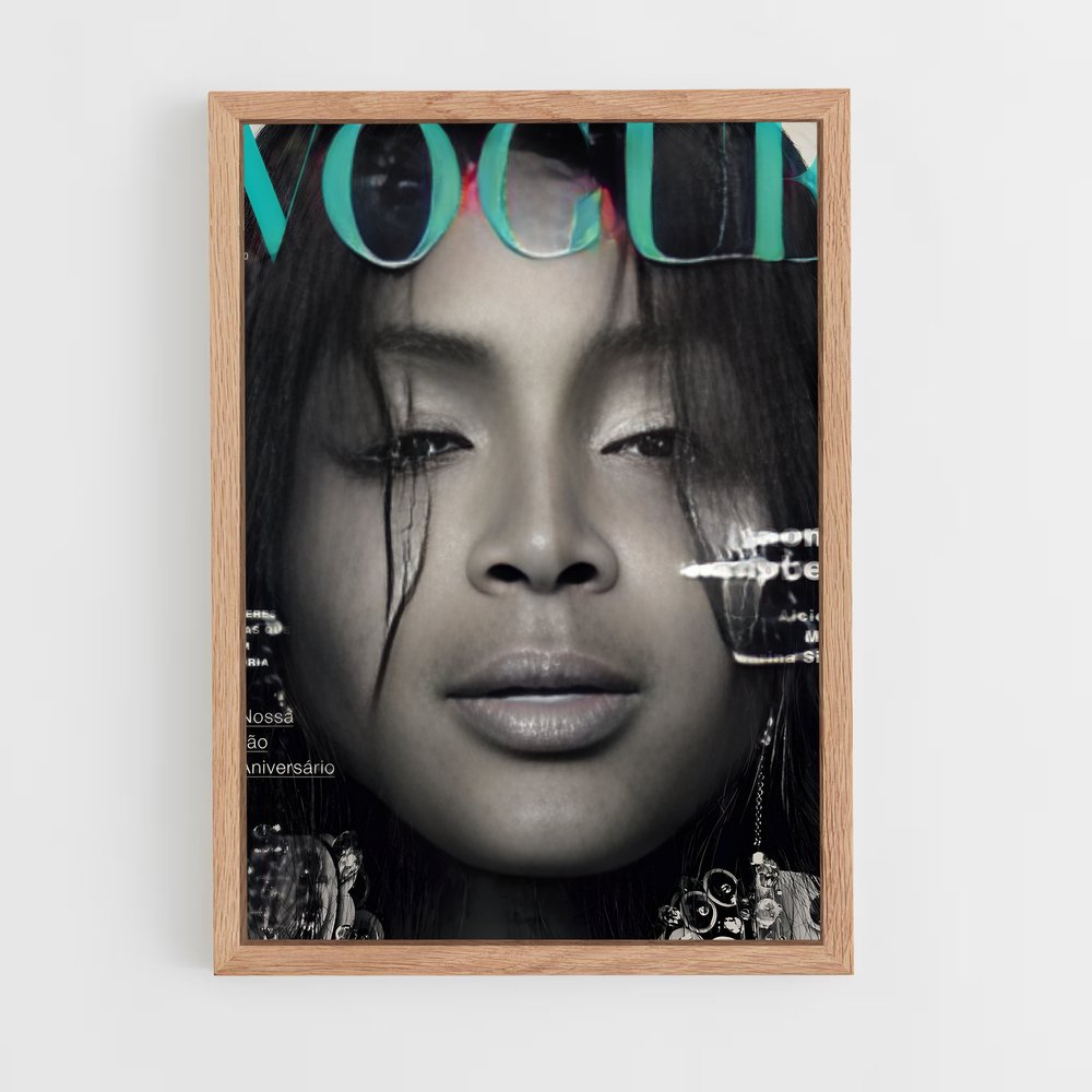 ap-naomi campbell-6 cadre Bois clair