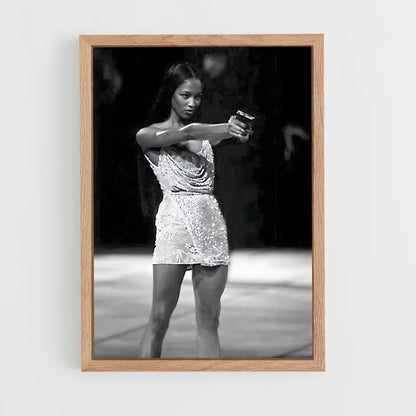 ap-naomi campbell-8 cadre Bois clair
