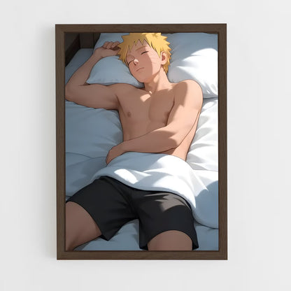 ap-naruto uzumaki-3 cadre Bois foncé