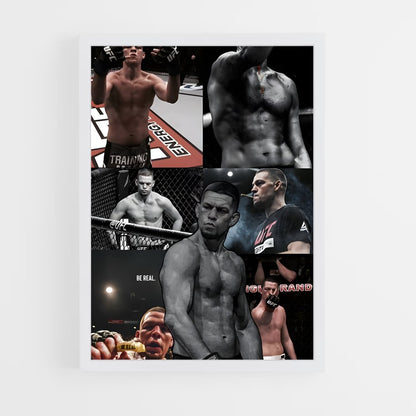 ap-nate diaz-4 cadre Blanc