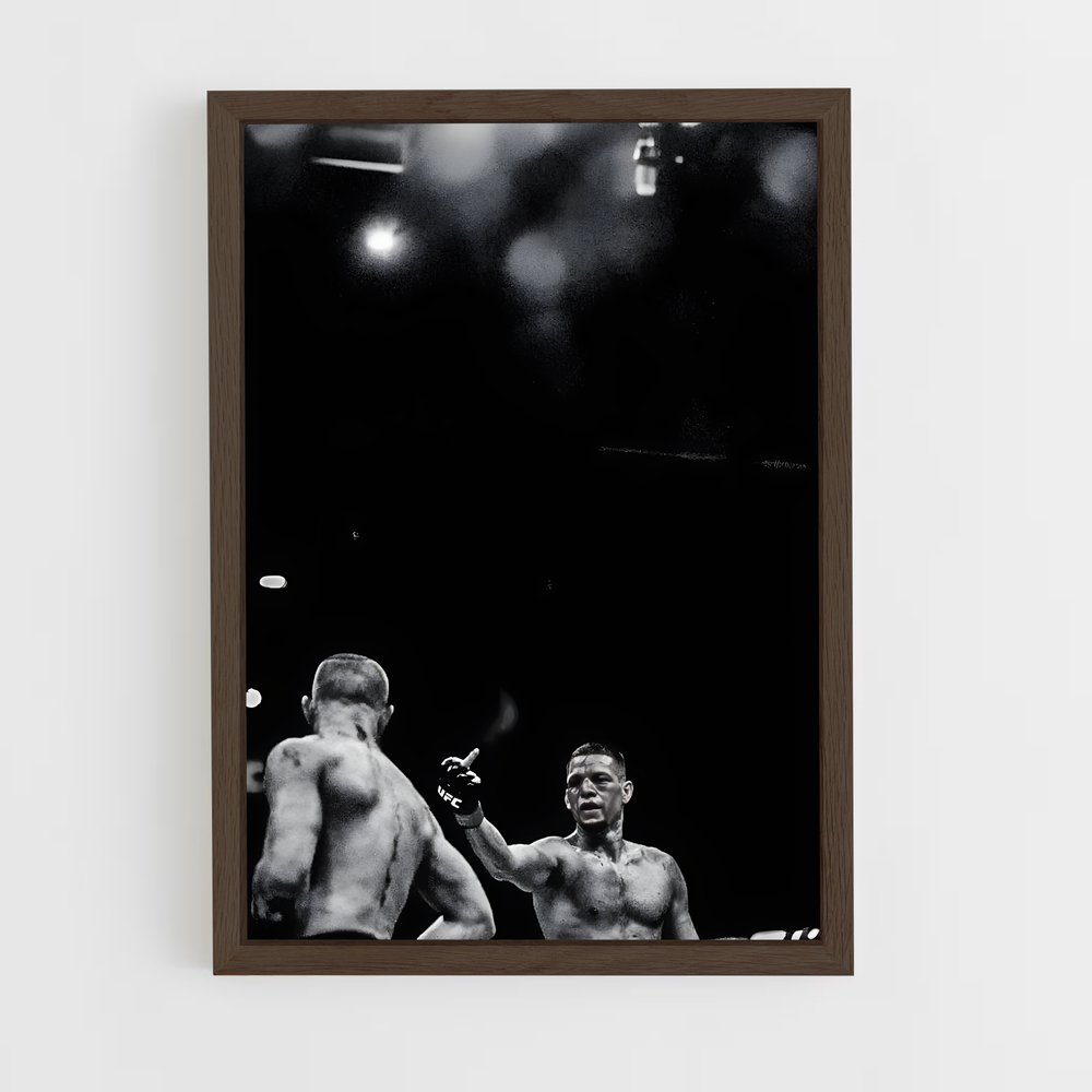 ap-nate diaz-6 cadre Bois foncé