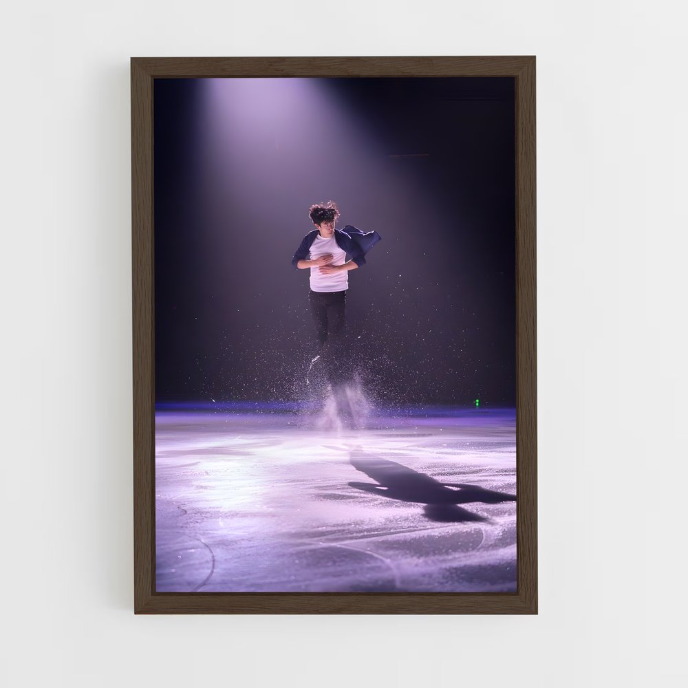 ap-nathan chen-3 cadre Bois foncé