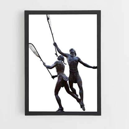 ap-native american lacrosse heritage-3 cadre Noir
