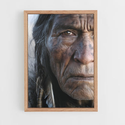 ap-native americans-4 cadre Bois clair