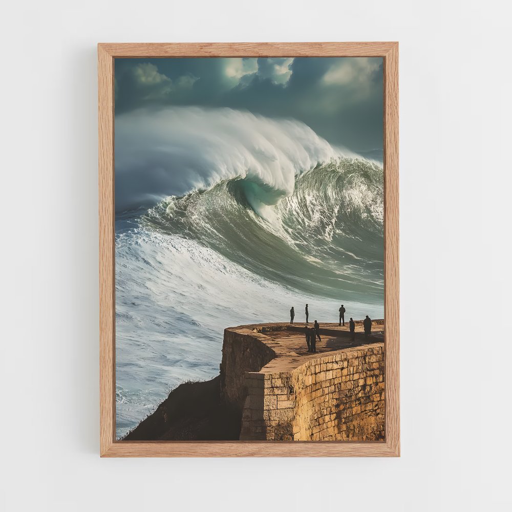 ap-nazare portugal-1 cadre Bois clair