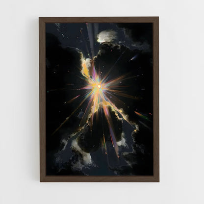 ap-nebula art-1 cadre Bois foncé