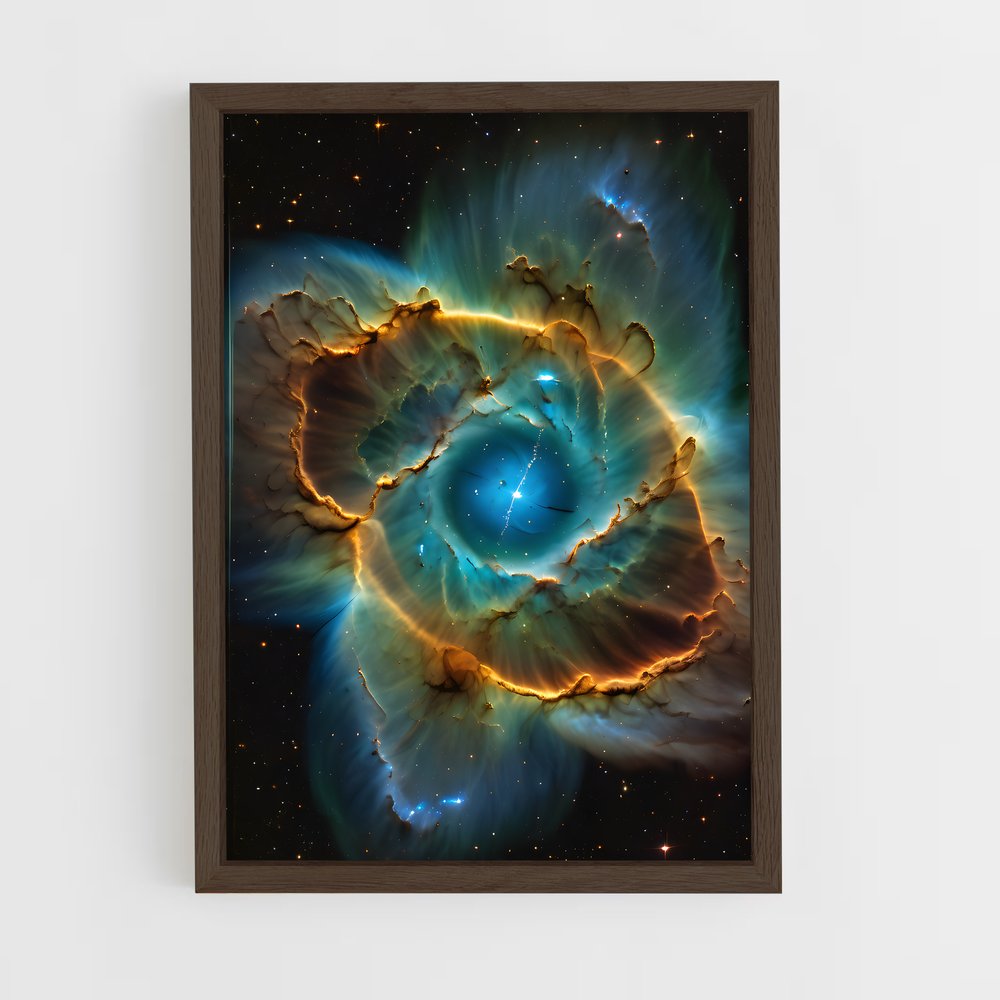 ap-nebulae-12 cadre Bois foncé