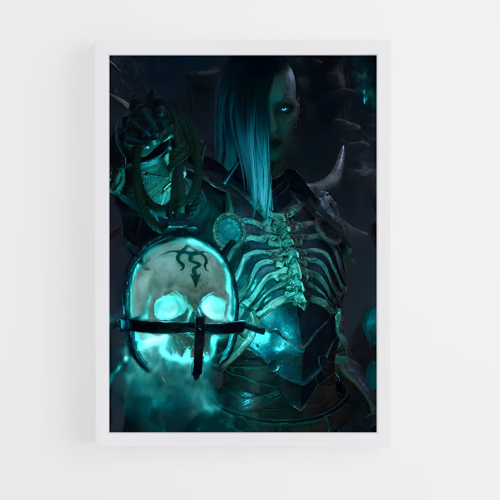ap-necromancer diablo-4 cadre Blanc