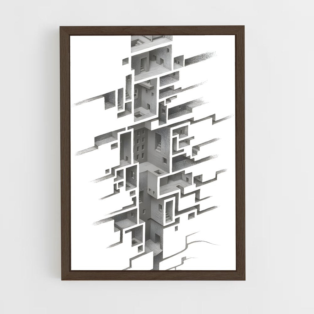 ap-negative space-1 cadre Bois foncé