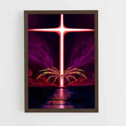 ap-neon genesis evangelion-3 cadre Bois foncé
